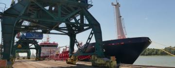  Морський порт Ізмаїл на початку травня виконав річний план з вантажопереробки 